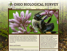 Tablet Screenshot of ohiobiologicalsurvey.org